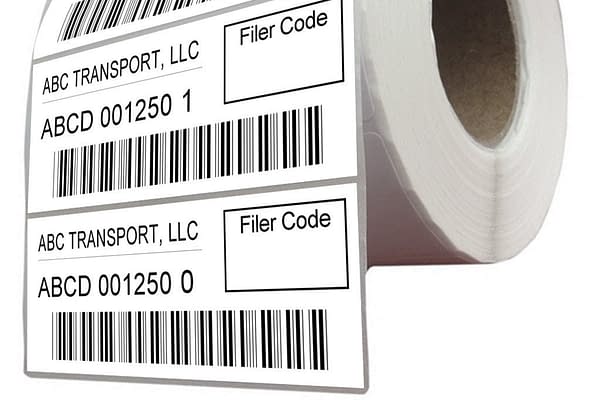 barcode labels canada paps roll